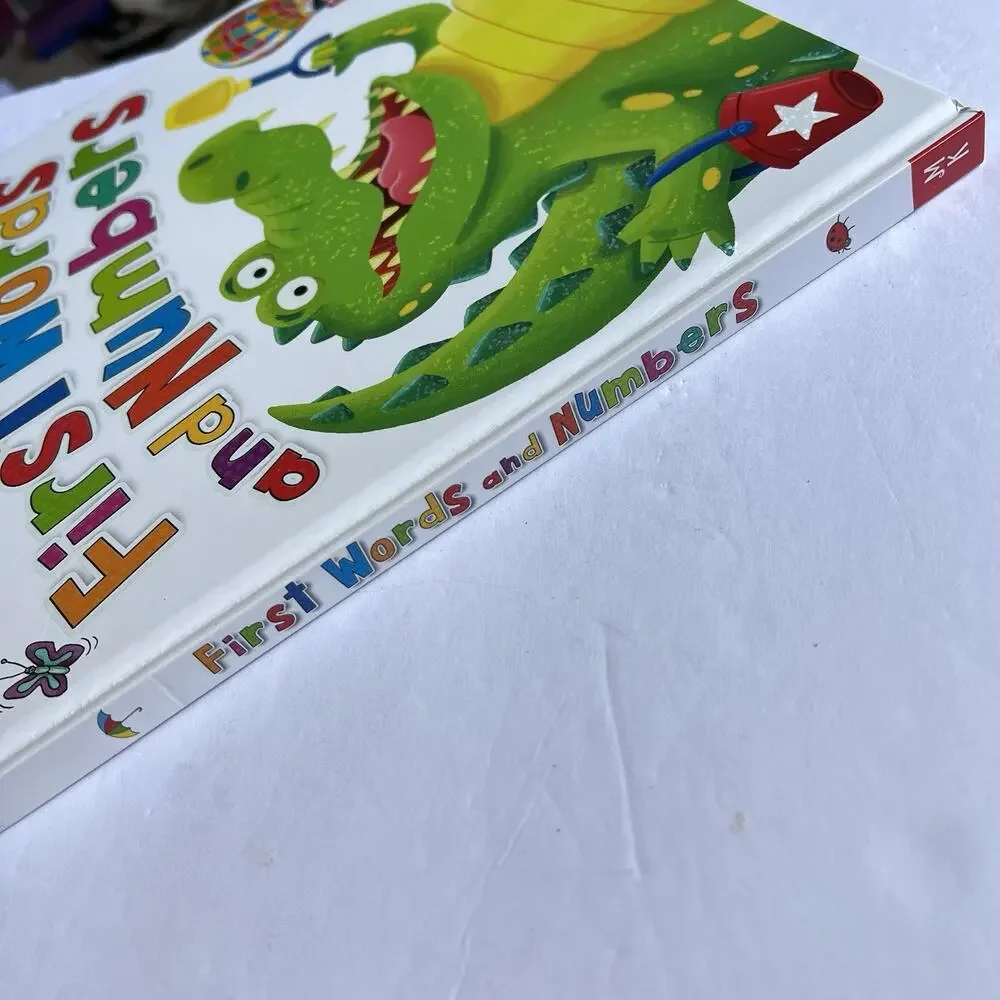 First Words and Numbers by Sarah Parkin Miles Kelly Hardcover Book